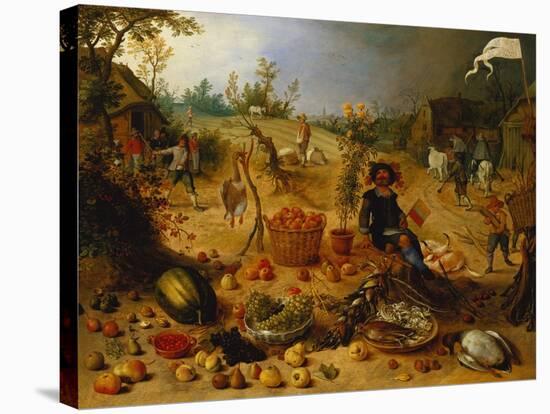 An Allegory of Autumn-Sebastian Vrancx-Stretched Canvas