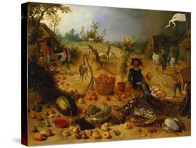 An Allegory of Autumn-Sebastian Vrancx-Stretched Canvas