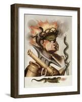 An Allegory of Fire-Giuseppe Arcimboldo-Framed Giclee Print