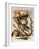 An Allegory of Fire-Giuseppe Arcimboldo-Framed Giclee Print