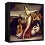 An Allegory of Happiness, 1917-Julio Romero de Torres-Framed Stretched Canvas