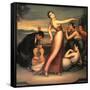 An Allegory of Happiness-Julio Romero de Torres-Framed Stretched Canvas