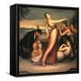 An Allegory of Happiness-Julio Romero de Torres-Framed Stretched Canvas