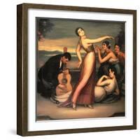 An Allegory of Happiness-Julio Romero de Torres-Framed Giclee Print