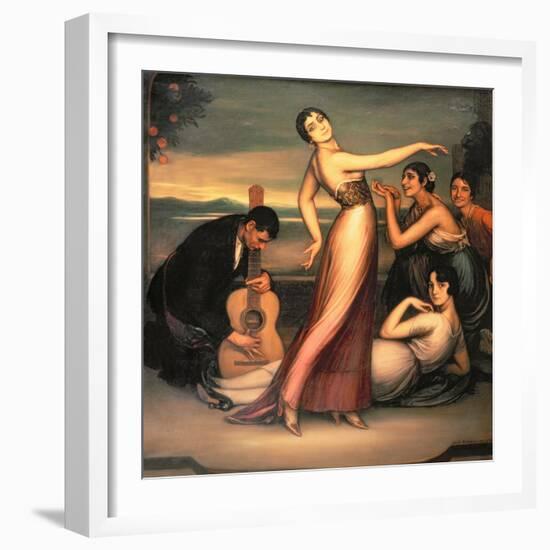 An Allegory of Happiness-Julio Romero de Torres-Framed Giclee Print