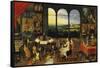 An Allegory of Hearing-Jan Brueghel the Elder-Framed Stretched Canvas