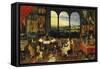 An Allegory of Hearing-Jan Brueghel the Elder-Framed Stretched Canvas