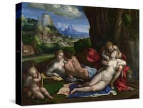 An Allegory of Love, C. 1527-1530-Benvenuto Tisi Da Garofalo-Stretched Canvas