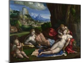 An Allegory of Love, C. 1527-1530-Benvenuto Tisi Da Garofalo-Mounted Giclee Print