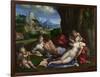 An Allegory of Love, C. 1527-1530-Benvenuto Tisi Da Garofalo-Framed Giclee Print