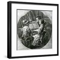 An Allegory of Music, La Musique, 1756-Louis Michel Van Loo-Framed Giclee Print