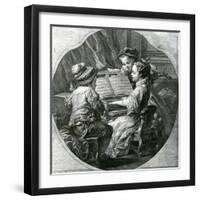An Allegory of Music, La Musique, 1756-Louis Michel Van Loo-Framed Giclee Print
