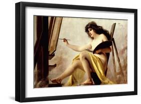 An Allegory of Painting, 1892-Luis Riccardo Falero-Framed Giclee Print