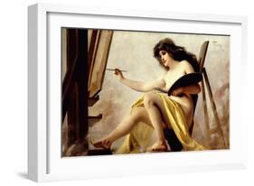 An Allegory of Painting, 1892-Luis Riccardo Falero-Framed Giclee Print