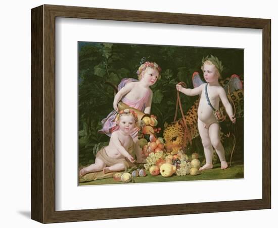 An Allegory of Peace and Plenty, 1629-Gerrit van Honthorst-Framed Giclee Print