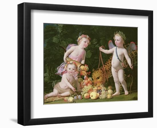 An Allegory of Peace and Plenty, 1629-Gerrit van Honthorst-Framed Giclee Print