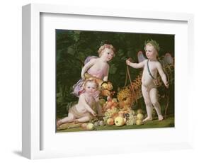 An Allegory of Peace and Plenty, 1629-Gerrit van Honthorst-Framed Giclee Print