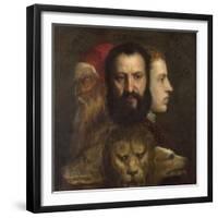 An Allegory of Prudence-Titian (Tiziano Vecelli)-Framed Giclee Print