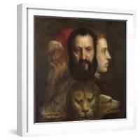 An Allegory of Prudence-Titian (Tiziano Vecelli)-Framed Giclee Print