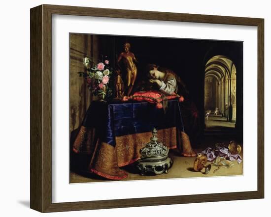 An Allegory of Repentance-Antonio Pereda y Salgado-Framed Giclee Print