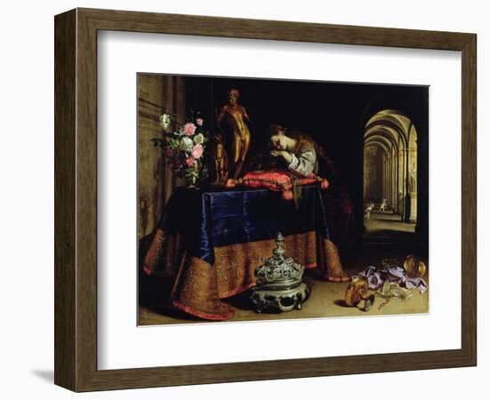 An Allegory of Repentance-Antonio Pereda y Salgado-Framed Giclee Print