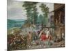An Allegory of Smell-Pieter Brueghel the Younger-Mounted Premium Giclee Print