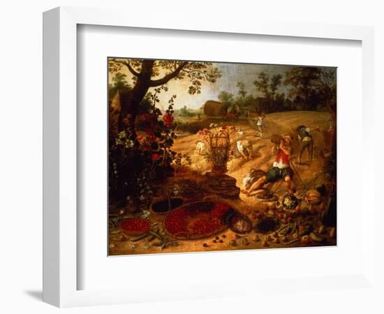 An Allegory of Summer-Sebastian Vrancx-Framed Giclee Print