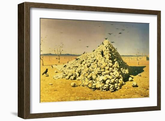 An Allegory of the 1871 War, 1871-Vasilij Vereshchagin-Framed Giclee Print