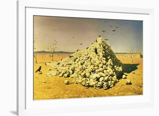 An Allegory of the 1871 War, 1871-Vasilij Vereshchagin-Framed Giclee Print