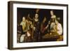 An Allegory of the Five Senses, 1651-Hermann van Aldewereld-Framed Giclee Print