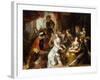 An Allegory of the Five Senses A Merry Company in a Palatial Interior, 1646-Simon de Vos-Framed Giclee Print