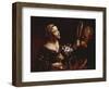 An Allegory of the Senses-(Attributed to) Angelo Caroselli-Framed Giclee Print