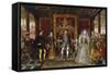 An Allegory of the Tudor Succession: the Family of Henry VII-null-Framed Stretched Canvas
