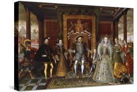 An Allegory of the Tudor Succession: the Family of Henry VII-null-Stretched Canvas