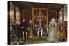 An Allegory of the Tudor Succession: the Family of Henry VII-null-Stretched Canvas