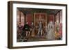 An Allegory of the Tudor Succession: the Family of Henry Viii, C.1589-95 (Oil on Panel)-English-Framed Giclee Print