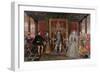 An Allegory of the Tudor Succession: the Family of Henry Viii, C.1589-95 (Oil on Panel)-English-Framed Giclee Print