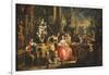 An Allegory of the Visual Arts-Johann Georg Platzer-Framed Giclee Print