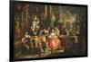 An Allegory of the Visual Arts-Johann Georg Platzer-Framed Giclee Print