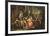 An Allegory of the Visual Arts-Johann Georg Platzer-Framed Giclee Print