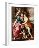 An Allegory of Truth and Justice-Jacob de Backer-Framed Giclee Print