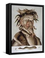 An Allegory of Water-Giuseppe Arcimboldo-Framed Stretched Canvas