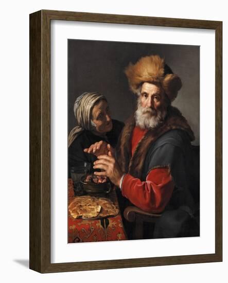 An Allegory of Winter, Early 1630s-Hendrick Bloemaert-Framed Giclee Print