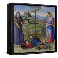 An Allegory (Vision of a Knigh), C. 1504-Raphael-Framed Stretched Canvas