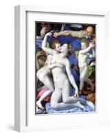 An Allegory with Venus and Cupid, C1523-1568-Agnolo Bronzino-Framed Giclee Print