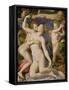 An Allegory with Venus and Cupid, circa 1540-50-Agnolo Bronzino-Framed Stretched Canvas