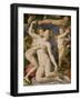 An Allegory with Venus and Cupid, circa 1540-50-Agnolo Bronzino-Framed Giclee Print