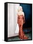 An Alligator Named Daisy, Diana Dors, Attending Movie Premiere at the Odeon, Marble Arch, 1955-null-Framed Stretched Canvas