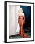 An Alligator Named Daisy, Diana Dors, Attending Movie Premiere at the Odeon, Marble Arch, 1955-null-Framed Photo