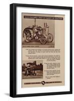 An Allis Chalmers Rumely Oil Pull Tractor-null-Framed Giclee Print